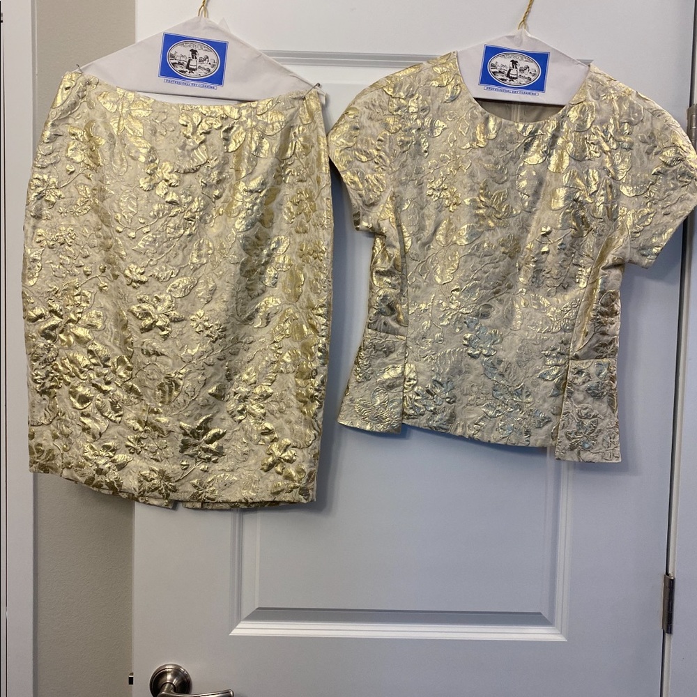 Teri Jon skirt and top